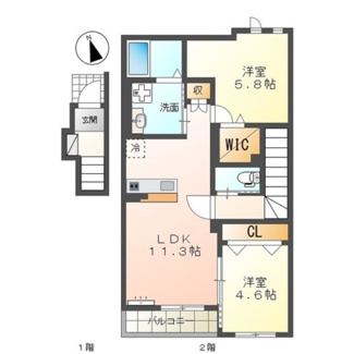 【間取り】 | コンフォート６