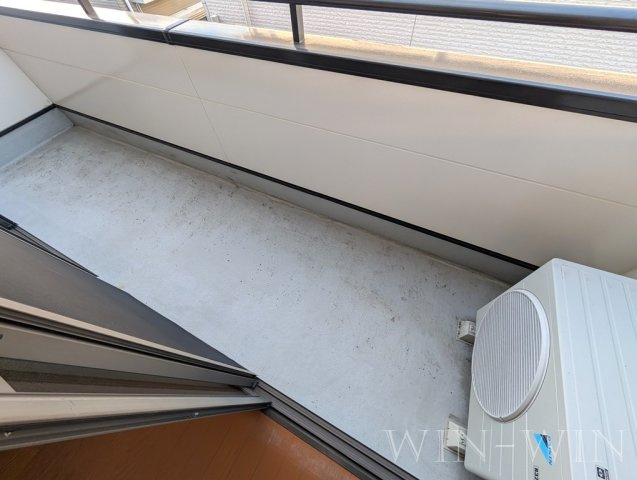 ベルバランセ白井のバルコニー