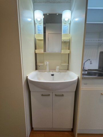 川崎市多摩区登戸の賃貸マンションの洗面所