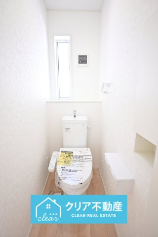 【トイレ】 | 桐生市相生町第17　クレイドルガーデン　2号棟 | 2階にもトイレがあるので忙しい朝も分けて使えます！