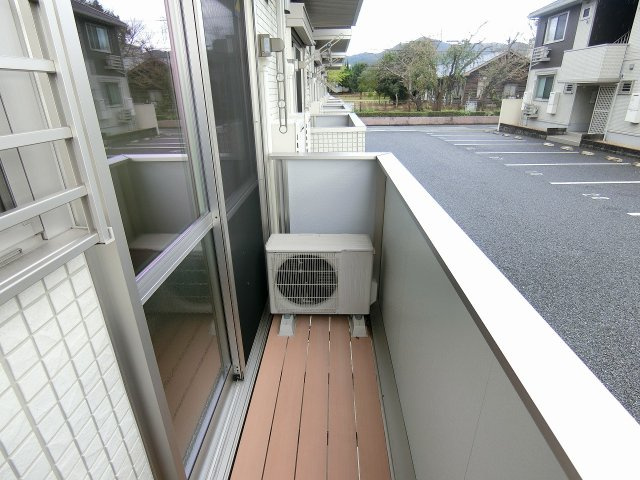 プレミスト　B棟のバルコニー