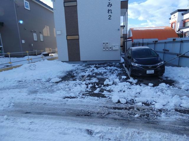 すみれⅡの駐車場