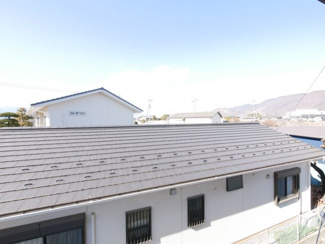 【展望】 | 笛吹市石和町広瀬　平成7年築中古戸建 敷地101坪 | バルコニーより南側を望む