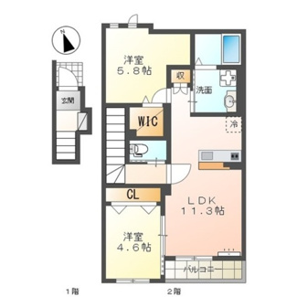 【間取り】 | コンフォート６