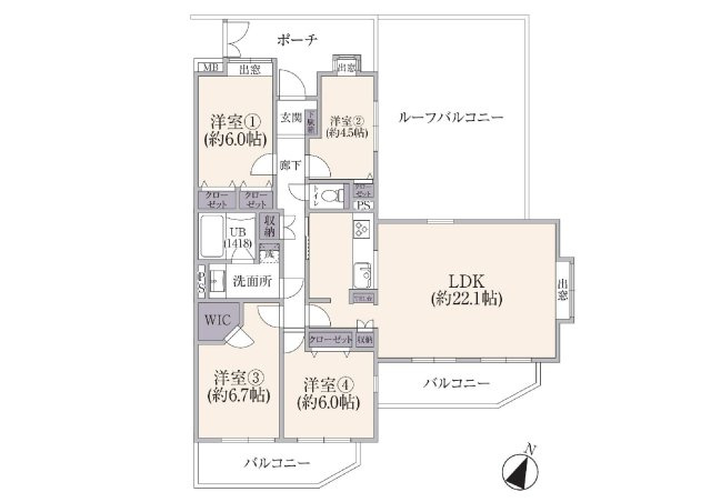 【間取り】 | ファミール鷺沼