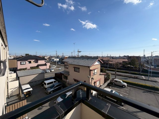 浜松市中央区早出町のアパートの展望