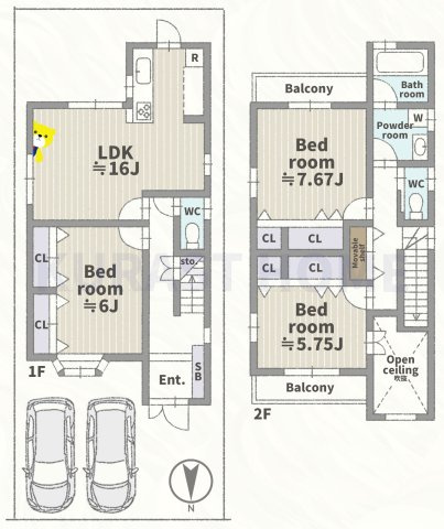 京都市西京区御陵峰ケ堂町2丁目　中古戸建