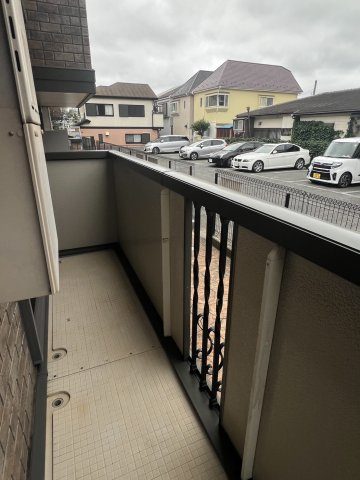 ベルテ藤原のバルコニー