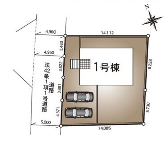 【区画図】 | 横浜市戸塚区南舞岡　全1棟　 | 区画図