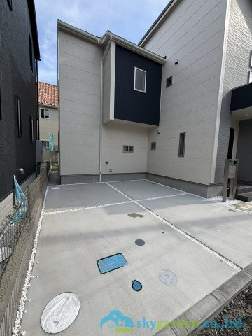 平塚市虹ケ浜　新築戸建　全2棟1期2号棟の駐車場