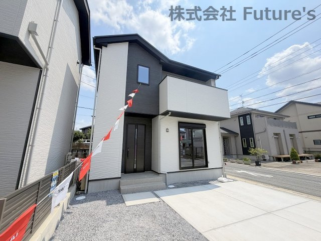 三郷市戸ケ崎1丁目　新築戸建　全4棟　2号棟の外観|小学校・幼稚園が近く子育て世帯にオススメの立地
