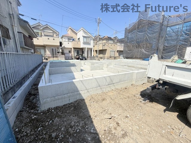 三郷市戸ケ崎1丁目　新築戸建　全4棟　2号棟の外観|現地の写真になります。