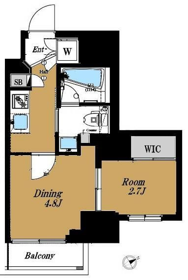ＡＸＡＳ駒込アジールコートの間取り