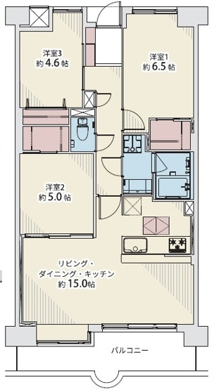 【間取り】 | 垂水五色山アーバンライフ