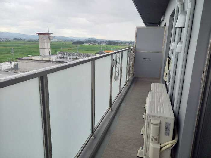 セブンリリー矢巾のバルコニー