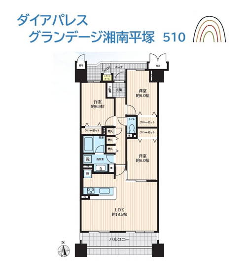 【間取り】 | 日勤で管理体制も良く、購入後も安心「アフターサービス保証」付き◎
湘南の海との共生「海岸」まで徒歩６分！
小・中学校近く、お買い物便良好な平坦地にございます♪

