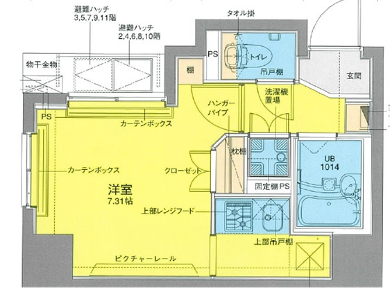 ドルチェ京橋壱番館の間取り