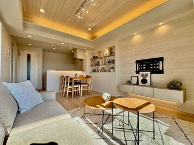 【居間・リビング】 | ゼファー中十条アクタージュ | こちらの居間で趣味の時間をお楽しみください