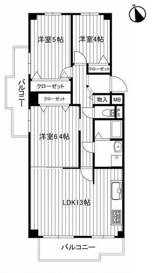 【間取り】 | 大久保ダイヤハイツ　11階 | 4LDKです。