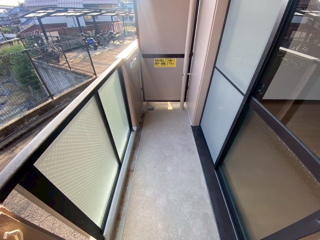 ラフィアン長楽寺のバルコニー