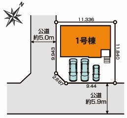 川越市霞ケ関北6丁目　新築分譲　東武東上線『霞ヶ関駅』徒歩15分　【霞ヶ関北小学区】の区画図