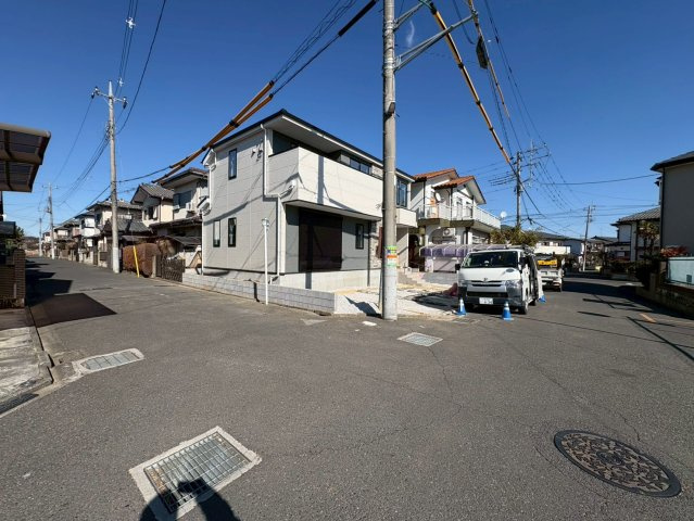 川越市霞ケ関北6丁目　新築分譲　東武東上線『霞ヶ関駅』徒歩15分　【霞ヶ関北小学区】の前面道路含む現地写真