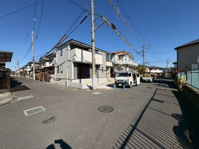 川越市霞ケ関北6丁目　新築分譲　東武東上線『霞ヶ関駅』徒歩15分　【霞ヶ関北小学区】の前面道路含む現地写真