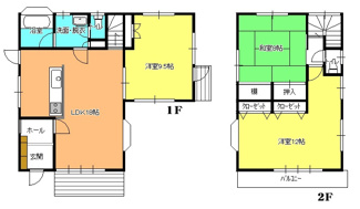 【間取り】 | 毛呂山町西戸 中古住宅