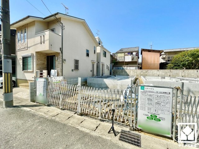 伏見区久我森の宮町　25-1期　1号棟　の前面道路含む現地写真|1月30日　現地写真更新