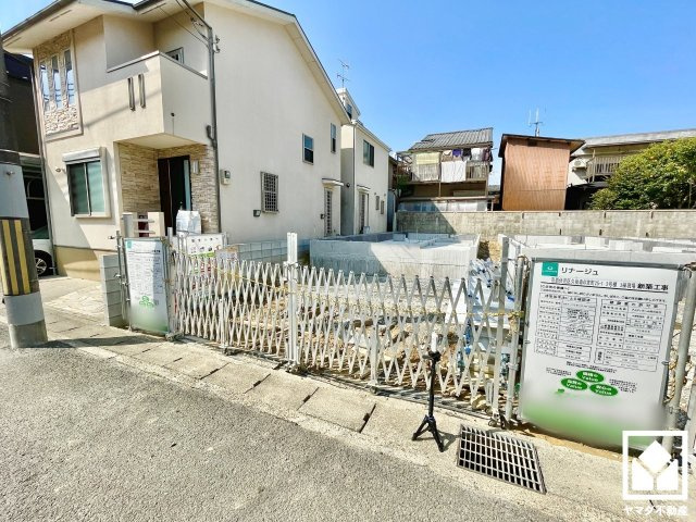 伏見区久我森の宮町　25-1期　1号棟　の前面道路含む現地写真|1月30日　現地写真更新