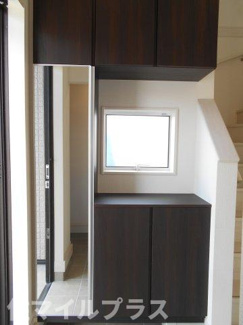 【玄関】 | 郡山市芳賀3丁目新築一戸建て9棟 | 落ち着いた玄関です