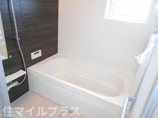 【浴室】 | 郡山市芳賀3丁目新築一戸建て9棟 | 日々の疲れを癒すお風呂付です