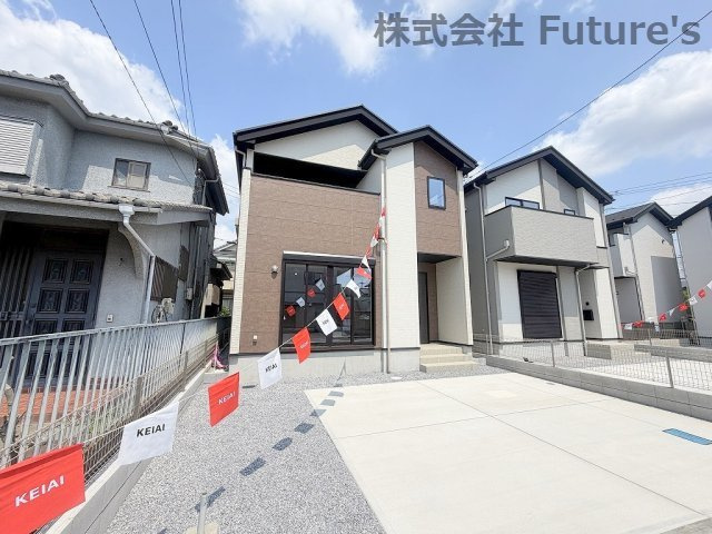 三郷市戸ケ崎1丁目　新築戸建　全4棟　4号棟の外観|小学校・幼稚園が近く子育て世帯にオススメの立地