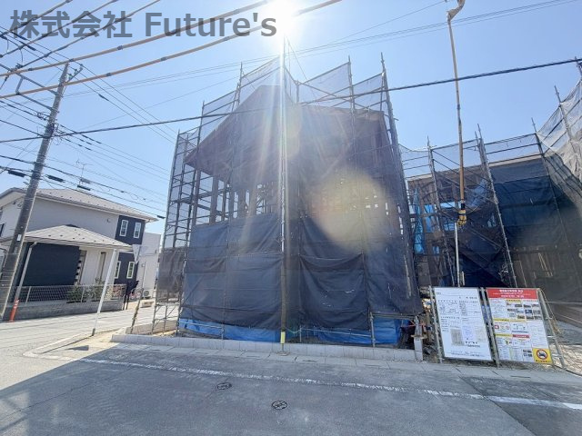 三郷市戸ケ崎1丁目　新築戸建　全4棟　4号棟の外観|現地の写真になります。