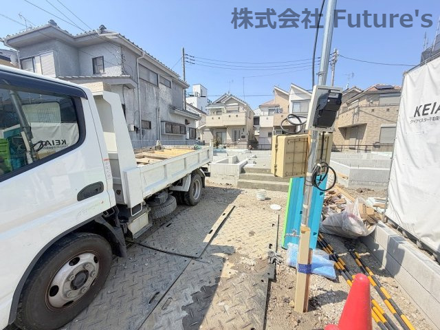 三郷市戸ケ崎1丁目　新築戸建　全4棟　4号棟の外観|現地の写真になります。