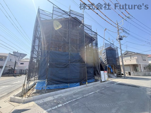 三郷市戸ケ崎1丁目　新築戸建　全4棟　4号棟の外観|現地の写真になります。