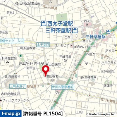 【地図】 | トップ三軒茶屋第５