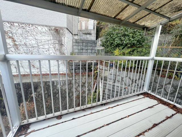 北新町14-45戸建のバルコニー