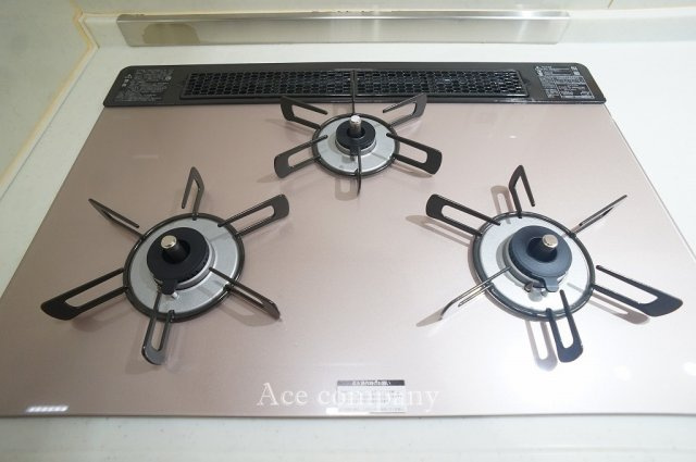 【キッチン】 | 平野区瓜破東5丁目 | 3口ガスコンロ新調です☆