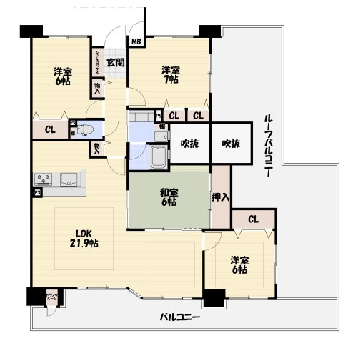 【間取り】の画像