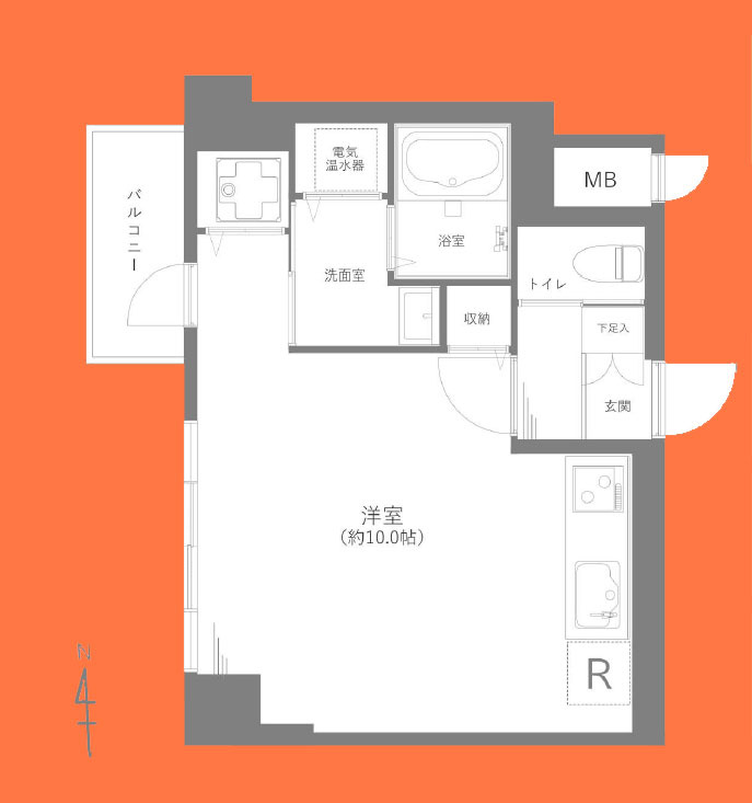 六本木アーバンレックスの間取り