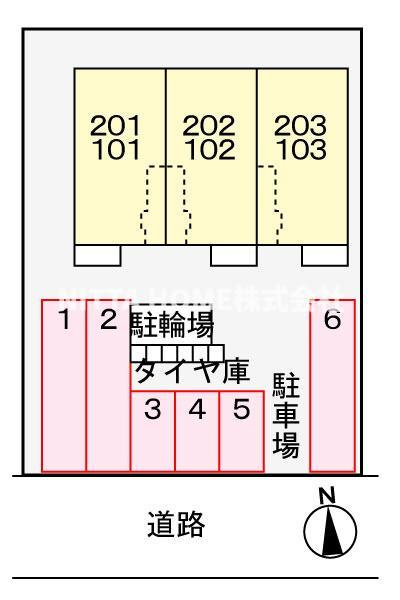 ルーチェ　ソラーレの区画図|平面図です＊