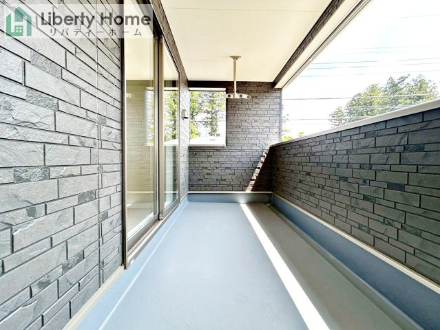 那珂市瓜連第14　新築戸建　6号棟のバルコニー