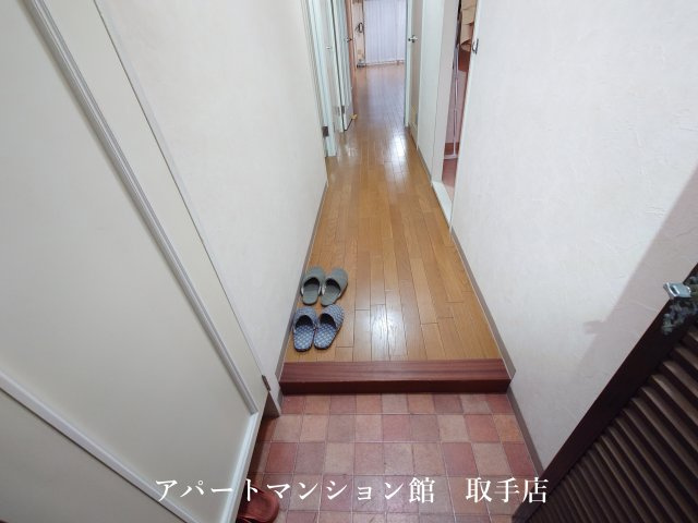 取手パークハイツの玄関