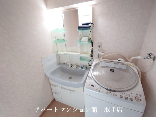 取手パークハイツの独立洗面台