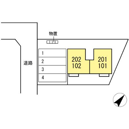 シャムロックの区画図