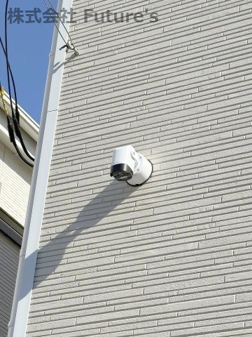 三郷市彦成1丁目　新築戸建　全1棟の防犯設備|防犯カメラが家族の安心を見守ってくれます！