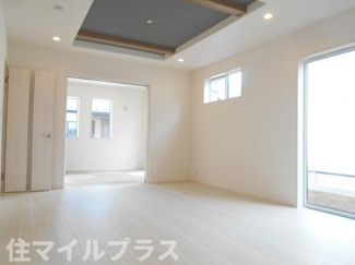 【居間・リビング】 | 郡山市芳賀3丁目新築一戸建て9棟 | 使いやすいリビングです