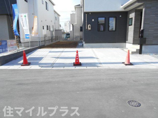 【駐車場】 | 郡山市芳賀3丁目新築一戸建て9棟 | 車をお持ちの方に嬉しい駐車場付きの物件です