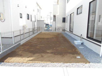 【庭】 | 郡山市芳賀3丁目新築一戸建て9棟 | お庭で自由な時間を過ごせます